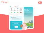 Promotional image of Hopper App displaying various discounts