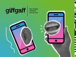 Promotional cover image featuring discounts for Giffgaff Mobile services