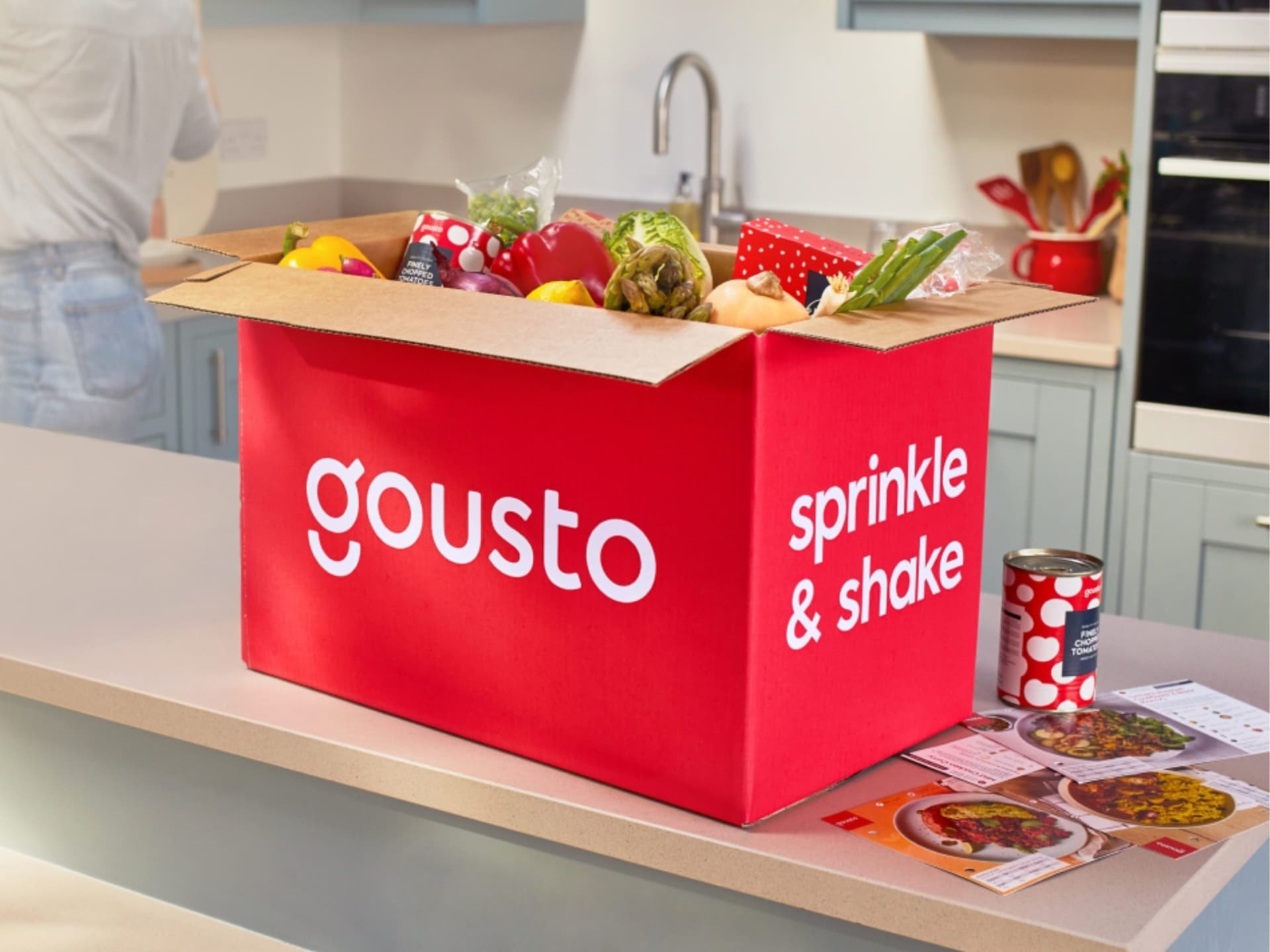 Promotional cover image featuring Gousto discounts