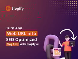 Blogify's promotional cover showcasing discounts and offers