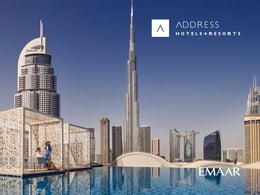 Promotional banner for Address Hotels Resorts