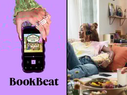 Promotional image displaying Bookbeat's latest discounts