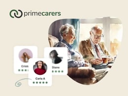 Promotional banner for Prime Carers services discounts