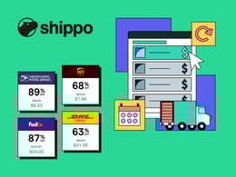Shippo's promotional banner offering discounts
