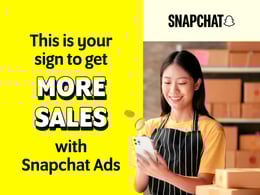 Promotional image for Snapchat Ads Snapchat for Business