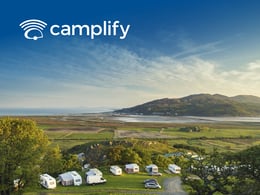 Promotional graphic for Camplify's latest discount offer
