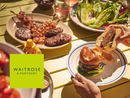 Waitrose promotional banner featuring discounted items