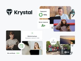 Promotional Banner For Krystal Hosting Discounts