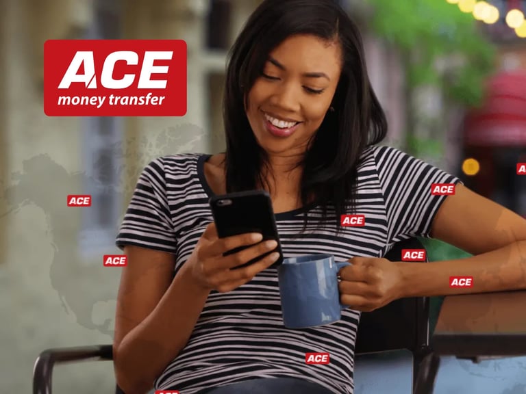 Promotional Banner For Ace Money Transfer Discounts