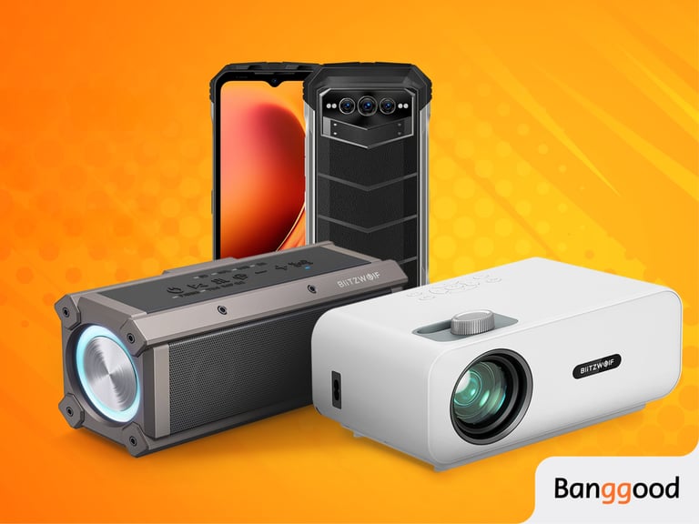 Banggood Brand Promotional Image Showing Discounts