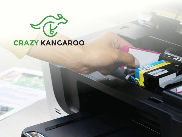 Promotional Discounts Banner For Crazy Kangaroo