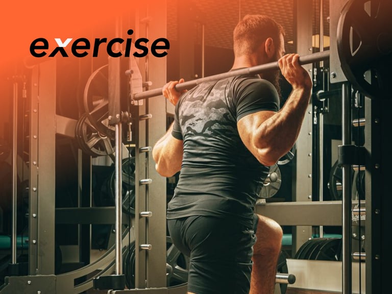 Promotional Banner For Exercise Brand