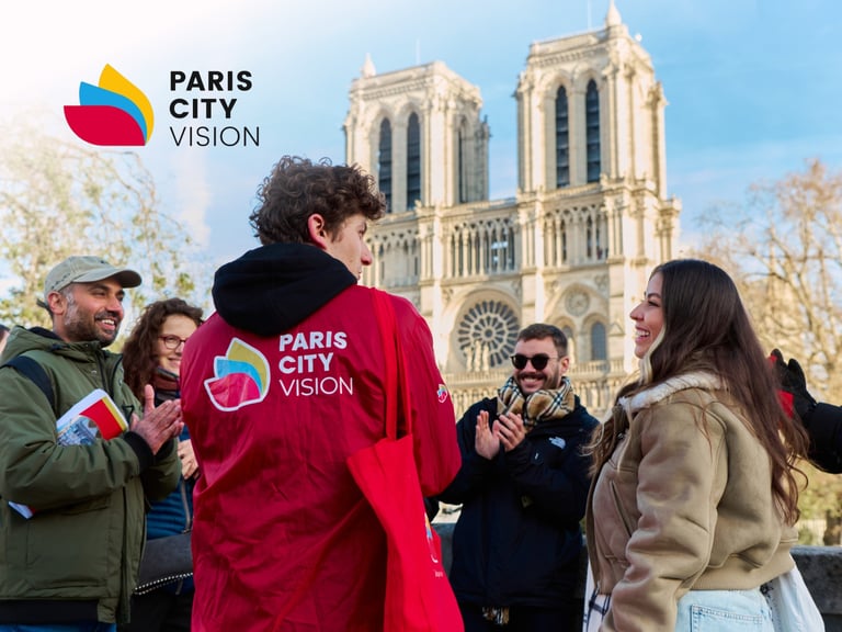 Promotional Banner Showcasing Discounted Tours Of Paris City Vision