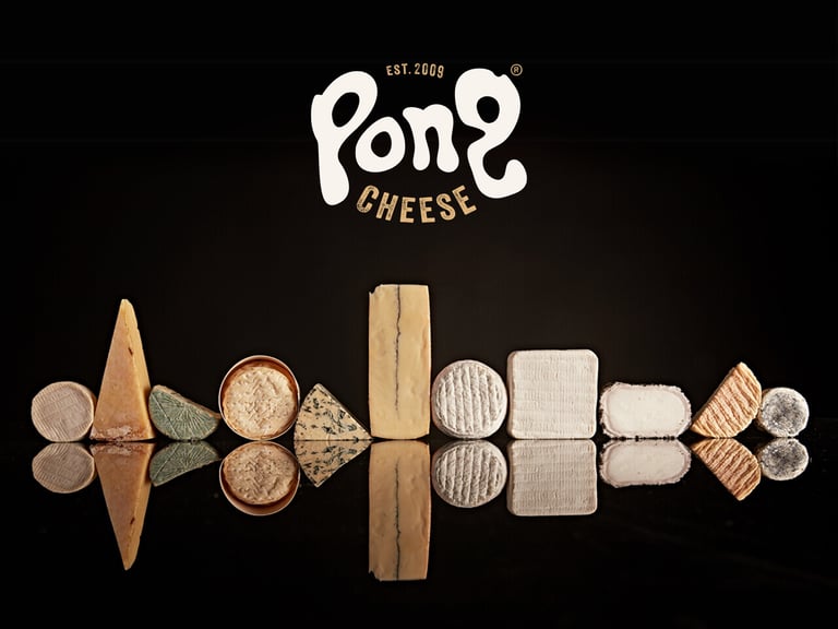 Image Showcasing Assorted Pong Cheese Products For A Promotional Event