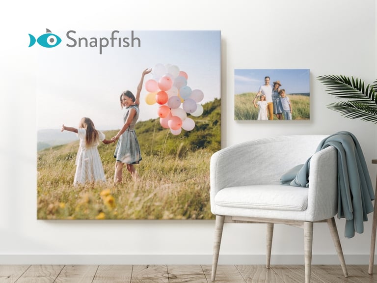 Snapfish Brand Logo With Promotional Discounts
