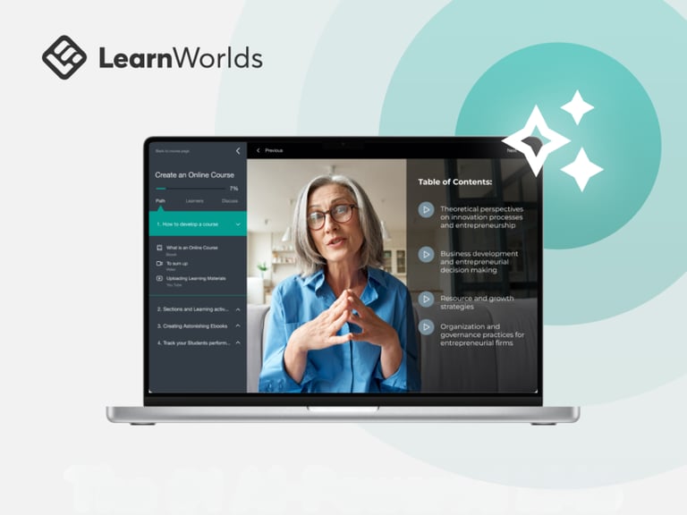 Promotional Banner Image Featuring Learnworlds Discounts