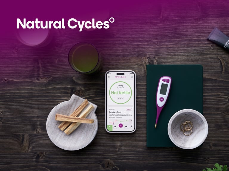 Promotional Image Featuring Discounts For Natural Cycles Products