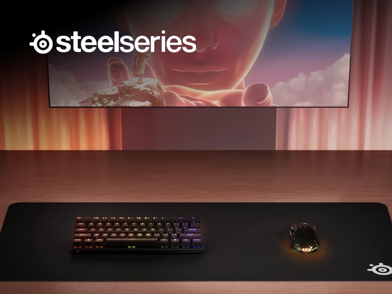 Promotional Graphic Showcasing Steelseries Discounted Products