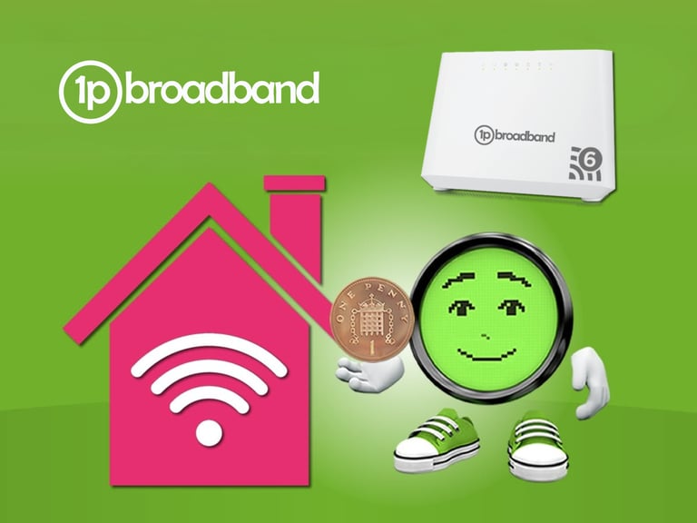 1Pbroadband Promotional Banner Showing Latest Discounts And Offers