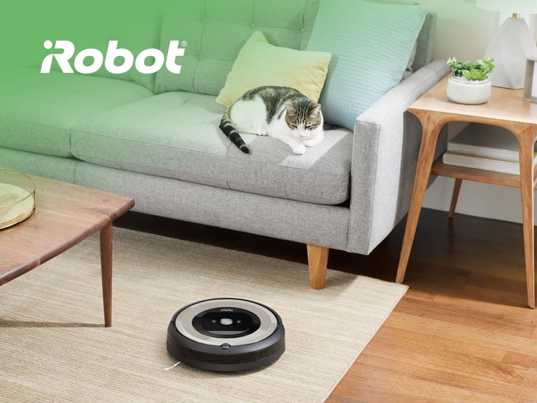 Promotional Image Featuring Discounted Irobot Products