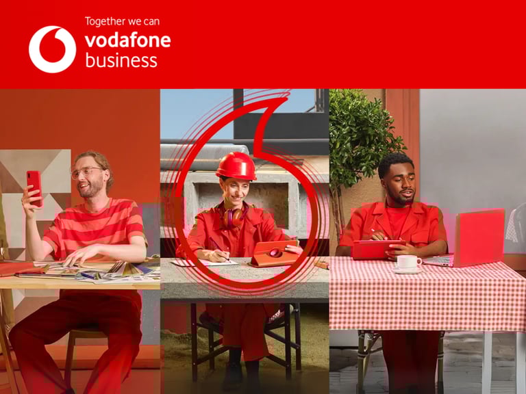 Promotional Offers Banner For Vodafone Business