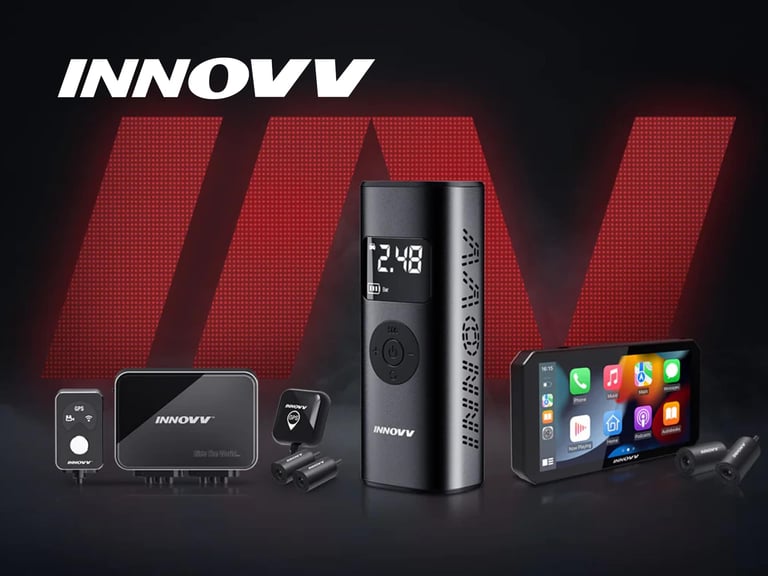 Promotional Banner Showcasing Discounts For Innovv Products