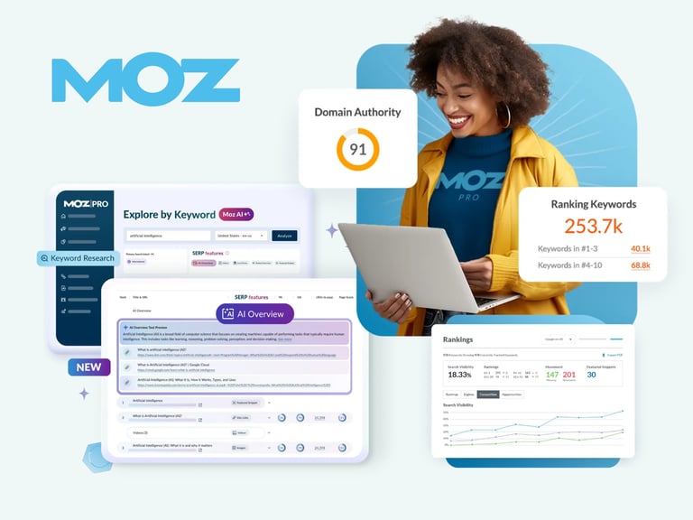 Promotional Banner Of Moz Seo Showcasing Discounts