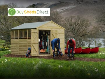 Promotional discounts and offers banner for Buy Sheds Direct