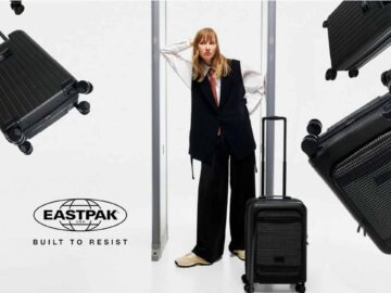 Promotional banner featuring Eastpak brand discounts and offers