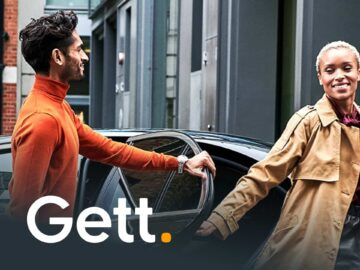 Gett brand promotional image featuring discounts