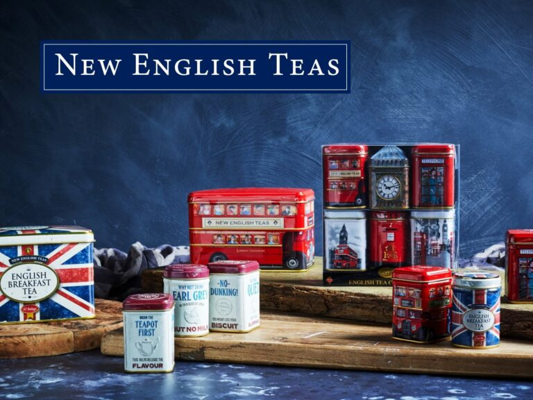 Promotional Image Featuring Discounts For New English Teas