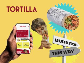 Promotional image showcasing discounts on Tortilla brand products