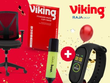 Promotional banner for Viking Direct 1 discounts