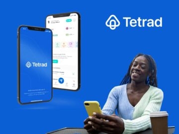 Promotional banner of Tetrad's product range