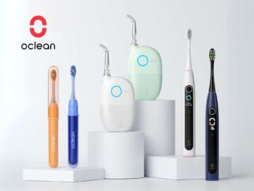 Promotional image featuring Oclean products on discount