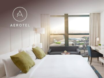 Aerotel promotional banner showcasing discounts