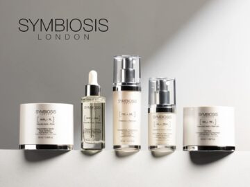 Symbiosis Skincare promotional cover image showcasing discounted products