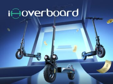 Ihoverboard promotional image displaying sale discounts