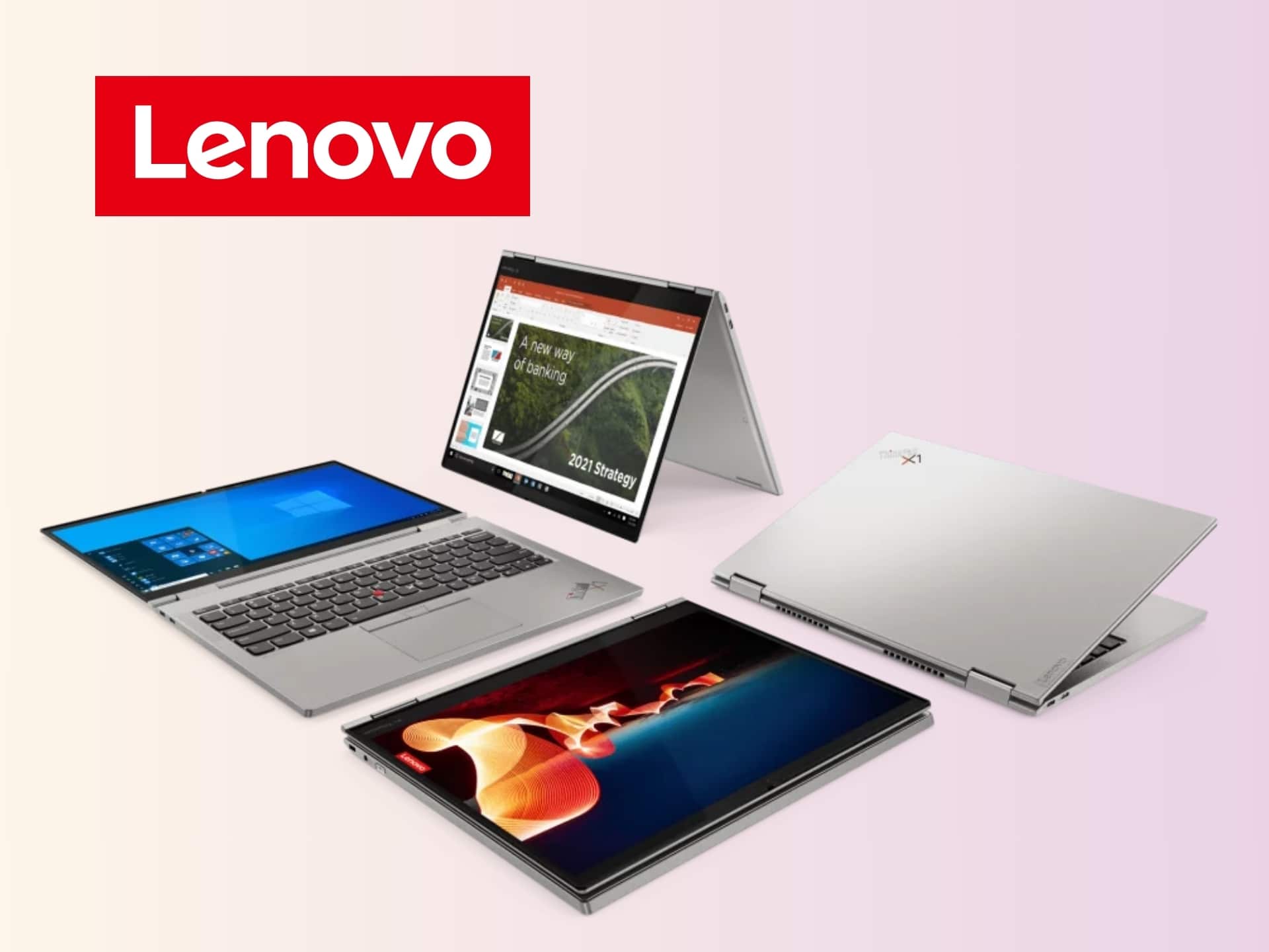 Lenovo Laptop With Promotional Discount Banner