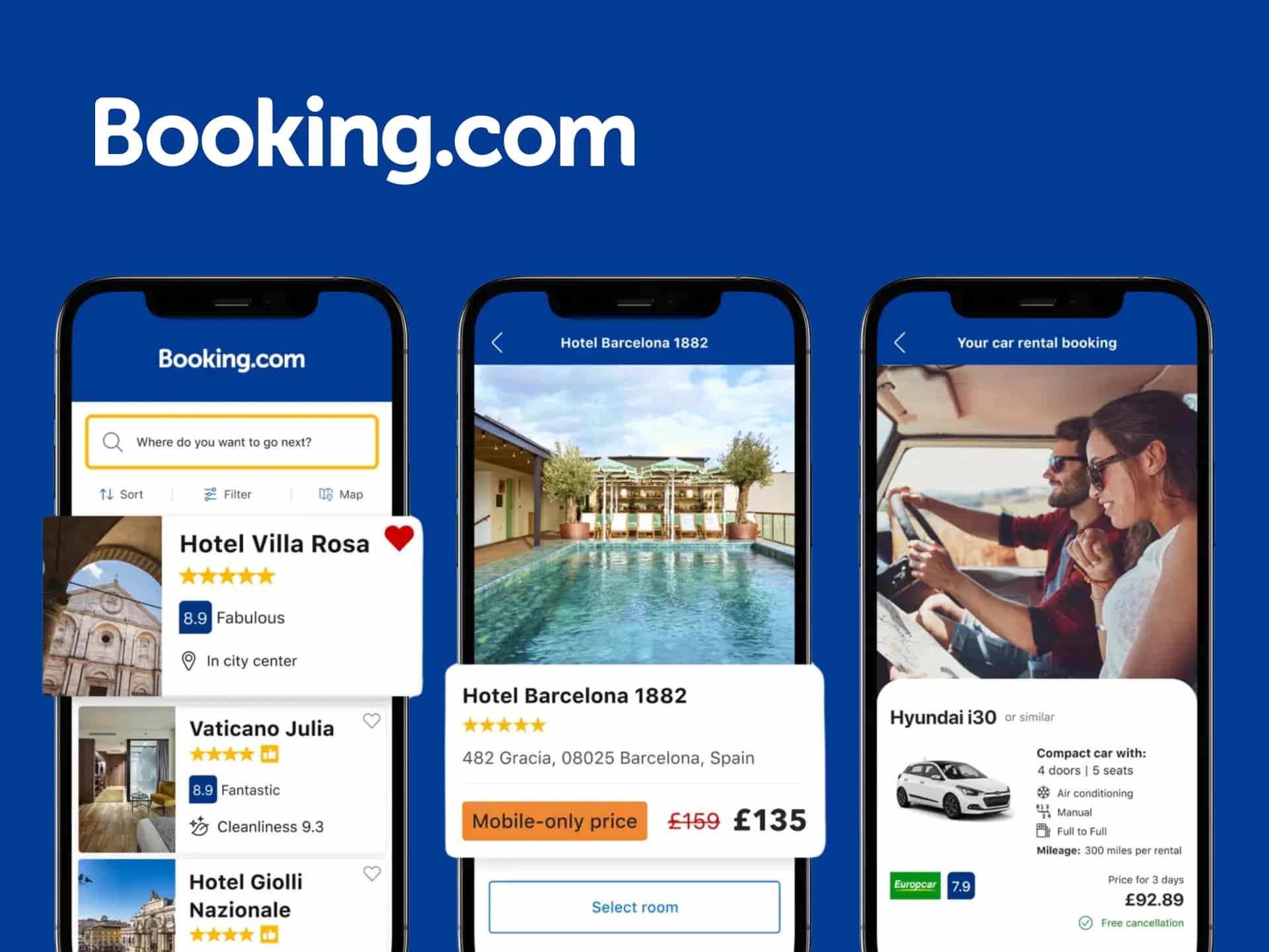 Image Showcasing Various Promotional Discounts Offered By Booking Com