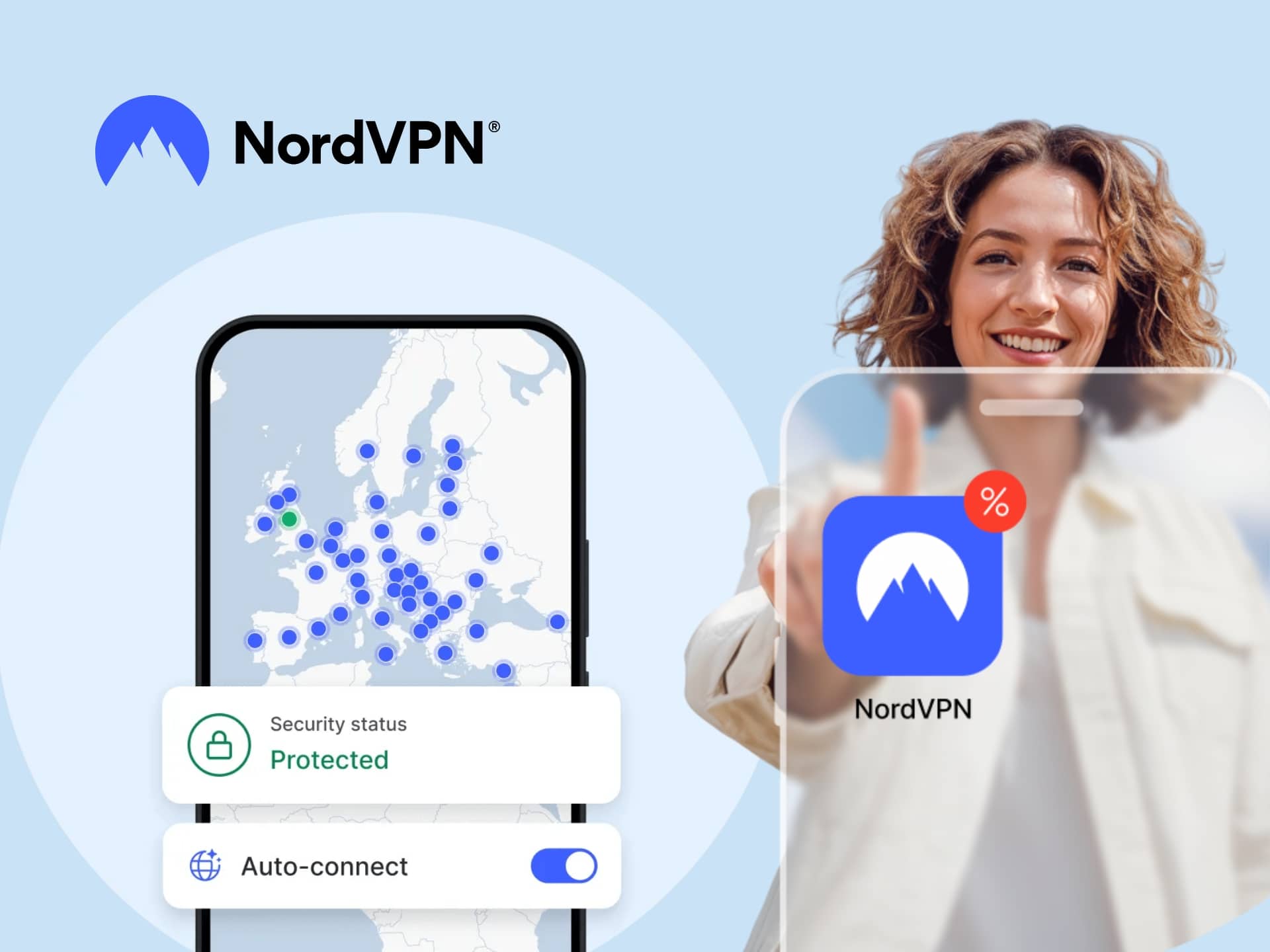 NordVPN cover image: Secure online privacy with VPN service. Browse safely, protect data, and enjoy fast speeds. Get NordVPN today!