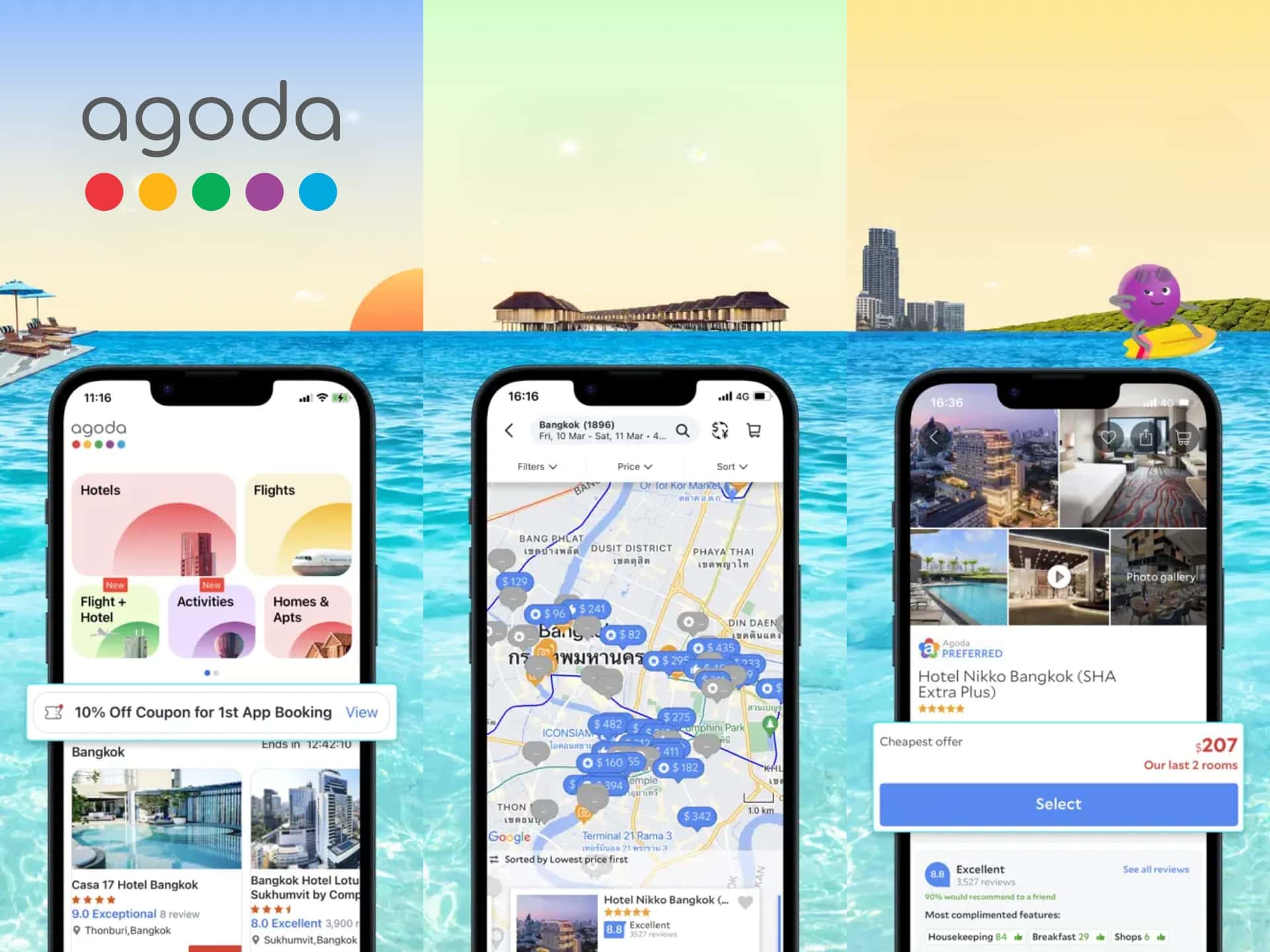 Agoda App Displaying Exclusive Discounts And Promos