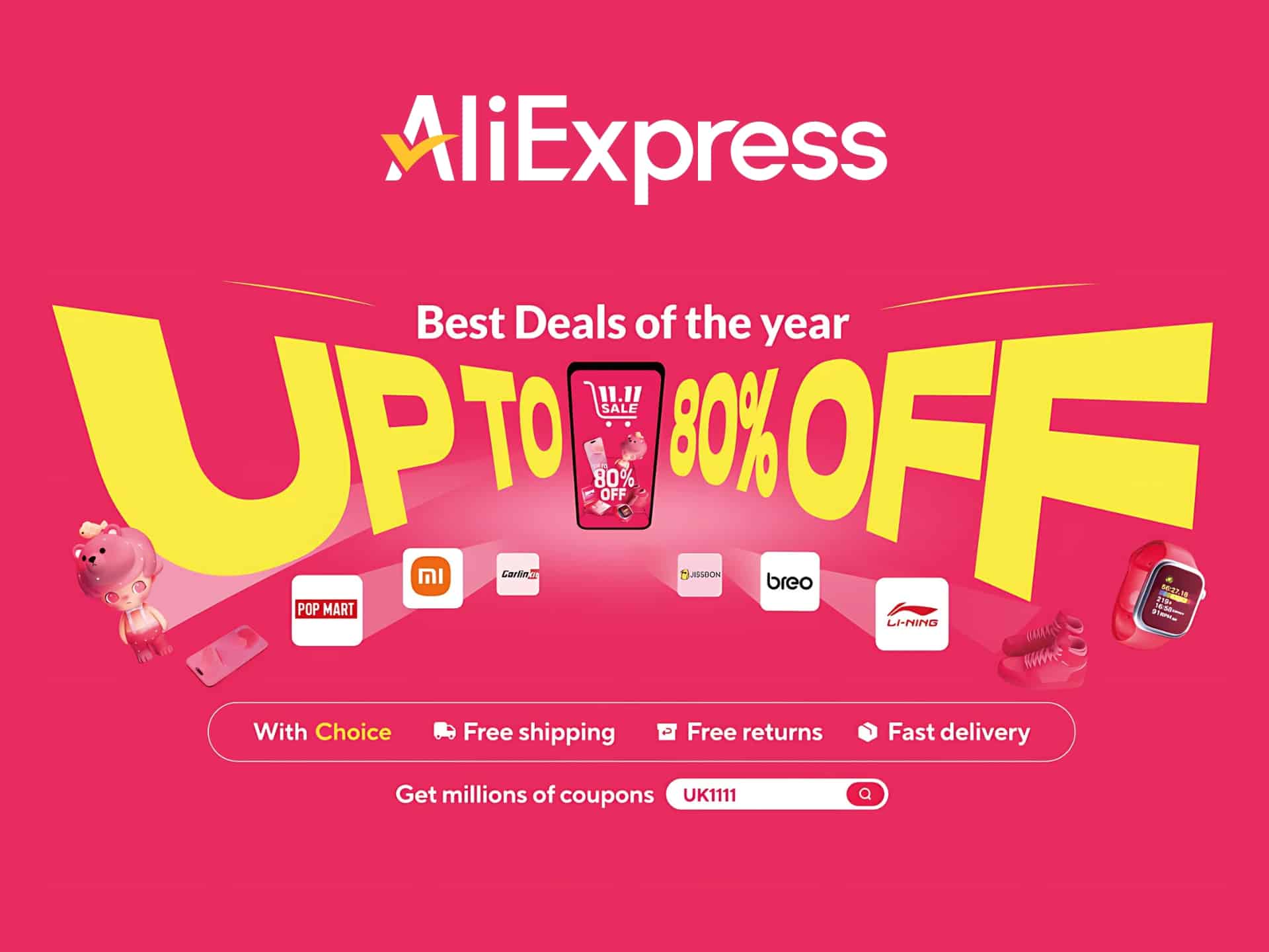 Promotional cover image for Aliexpress 2025 discounts