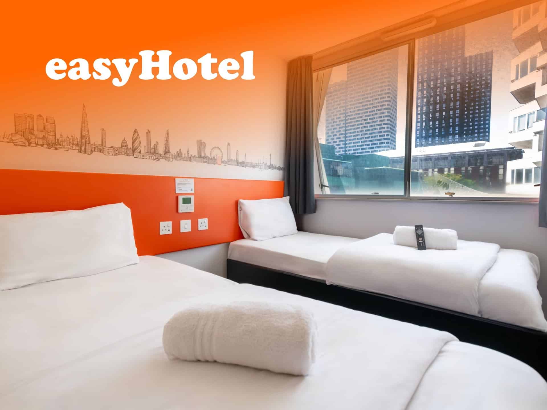 Promotional Image Featuring Discounts At Easy Hotel