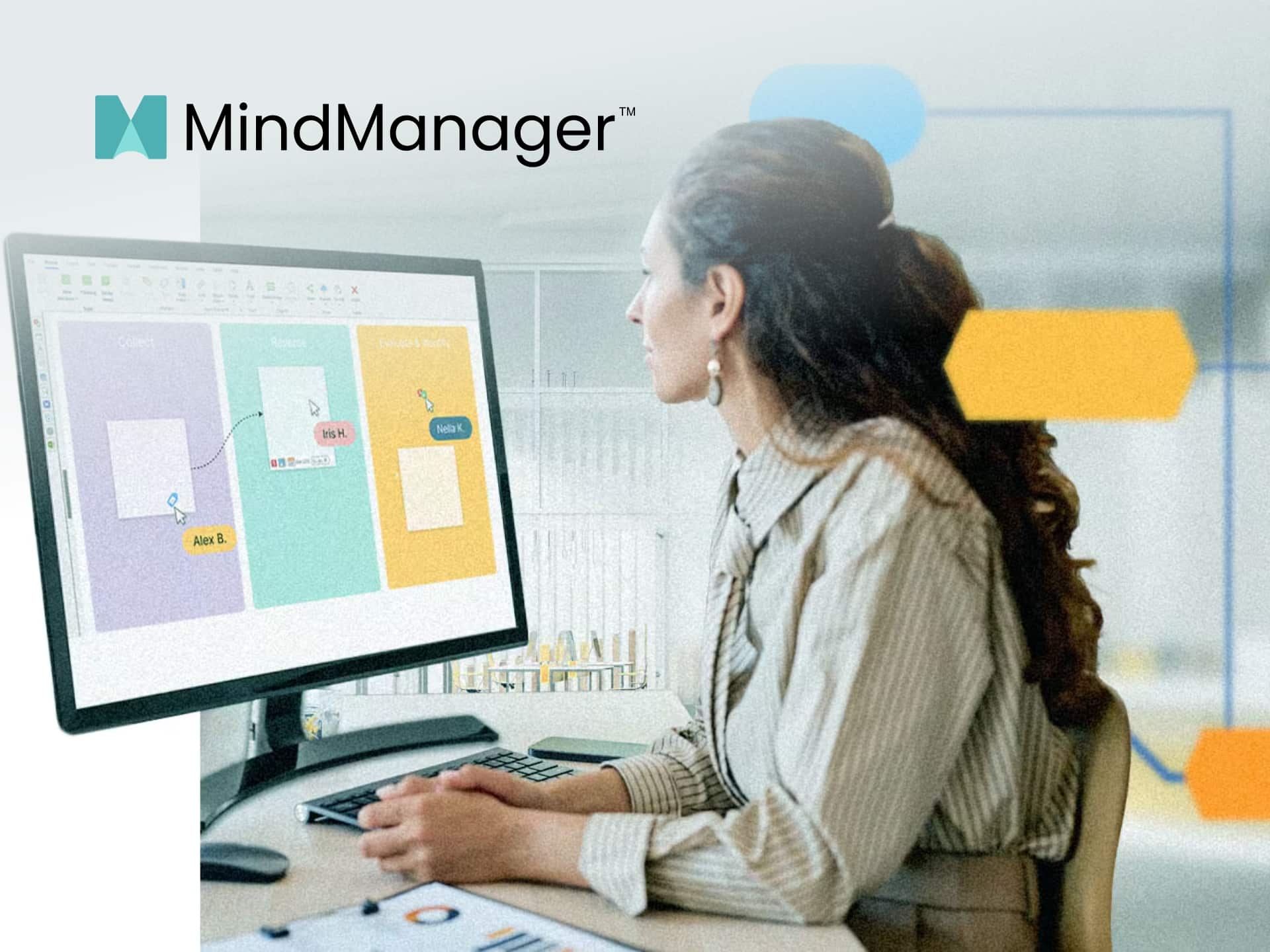 Promotional banner showcasing Mindmanager discounts