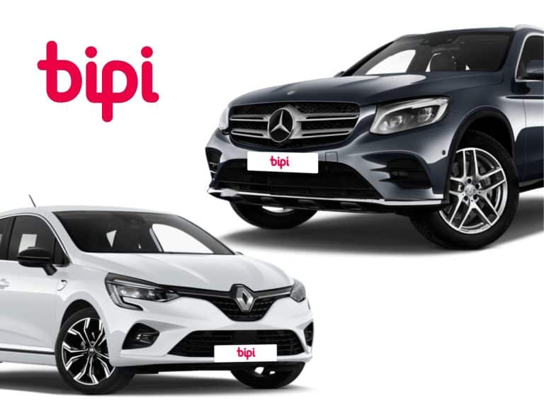 Bipi Car Brand With Promotional Discounts Displayed