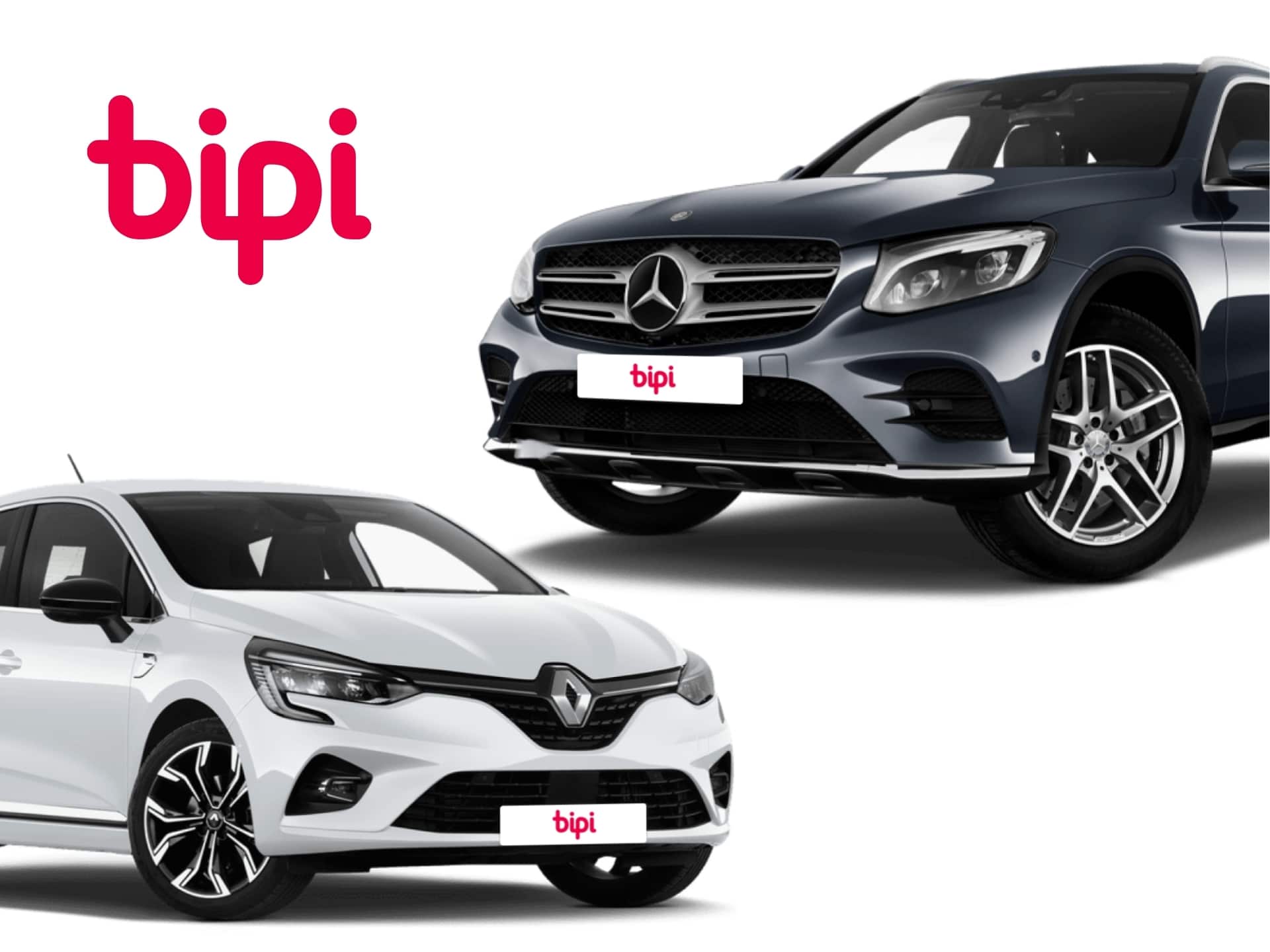 Bipi Car Brand With Promotional Discounts Displayed