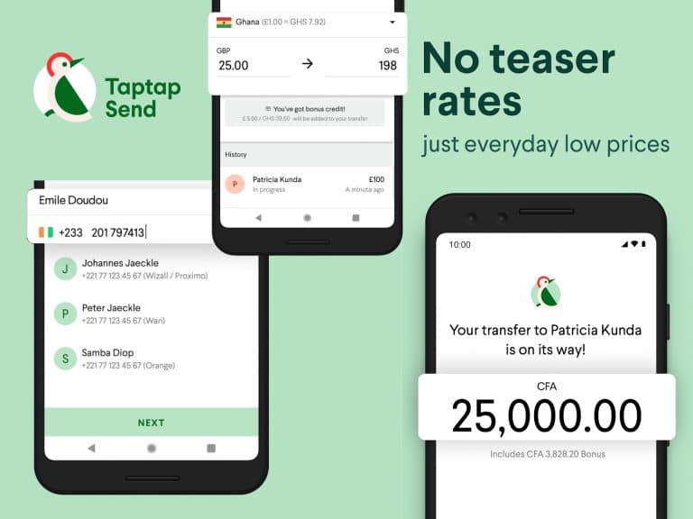 Taptap Send Discounts And Promotions Banner