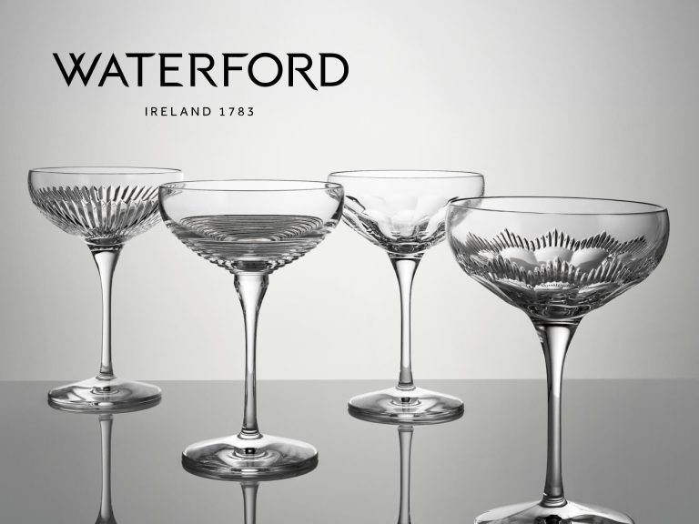 Waterford Brand Promotional Image Featuring Discounts