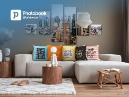 Photobook brand cover showcasing discounts and promos